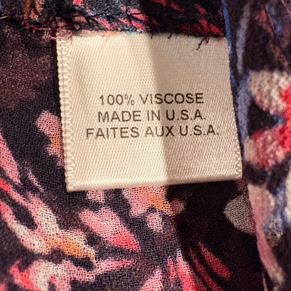 MISA LOS ANGELES Savanna Asymmetrical Mini Dress in Ditsy Multi small - Picture 11 of 11